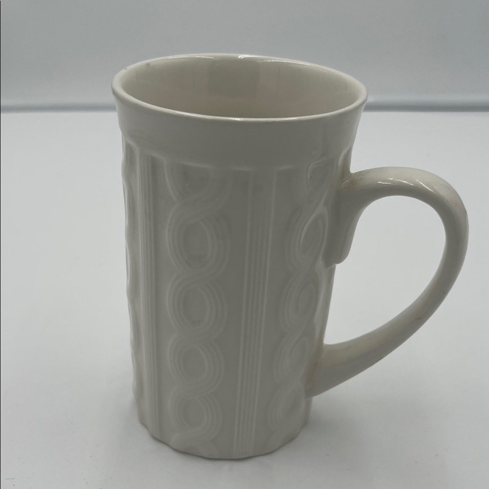 Bay Island Cable Knit Textured Coffee Mug